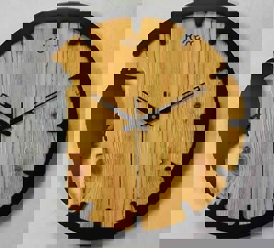 طرح ساعت دیواری طرح دارکوب مناسب برای استفاده در دستگاه های cnc چوب و cnc لیزر - laser cut woodpecker wall clock cdr file