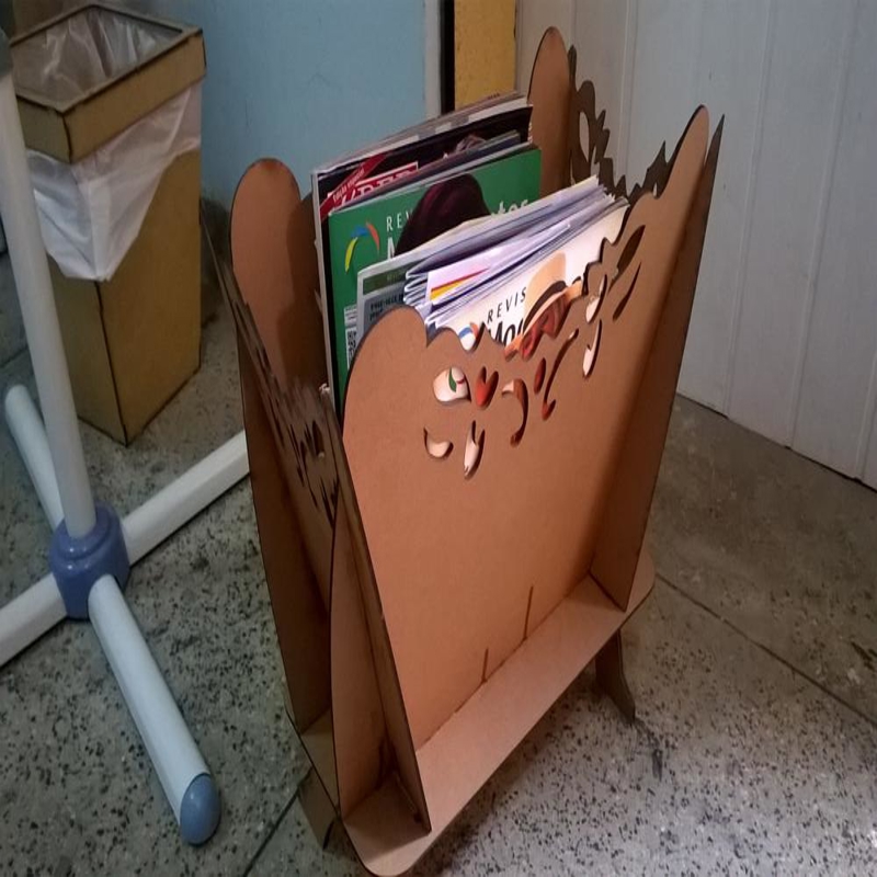 طرح جای مجله مناسب برای استفاده در دستگاه های cnc چوب و cnc لیزر - laser cut magazine holder cdr file