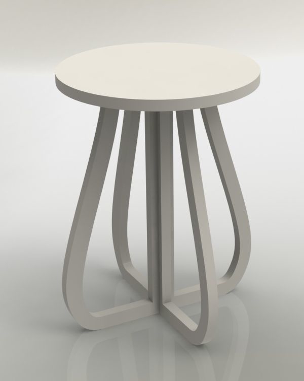 طرح مبل راحتی مناسب برای استفاده در دستگاه های cnc چوب و cnc لیزر - laser cut stool furniture plans dxf file