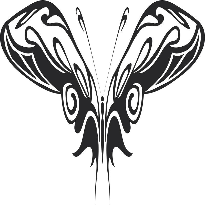 طرح وکتور پروانه شماره 015 مناسب برای استفاده در دستگاه های cnc چوب و cnc لیزر - butterfly vector art 015 cdr file