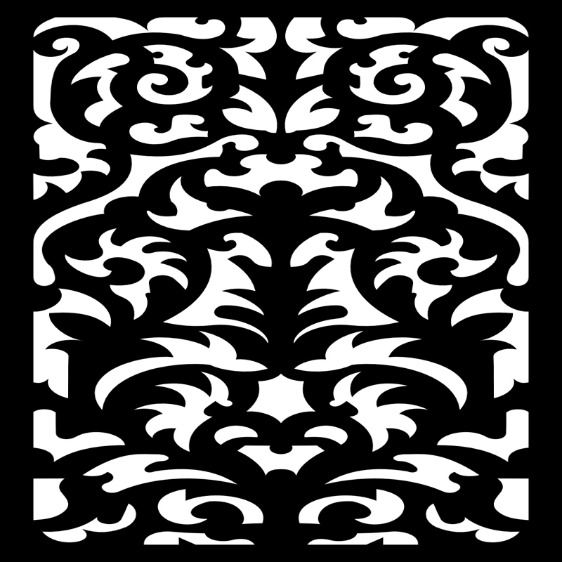 طرح الگوی گل مناسب برای استفاده در دستگاه های cnc چوب و cnc لیزر - floral pattern svg file