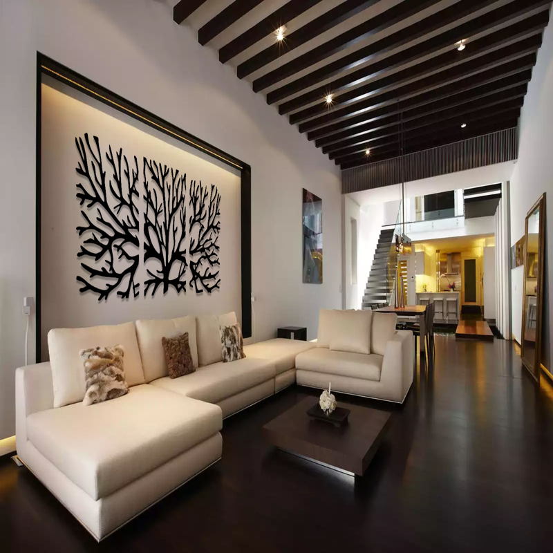 طرح دیوار مناسب برای استفاده در دستگاه های cnc چوب و cnc لیزر - wall decoration laser cut dxf file