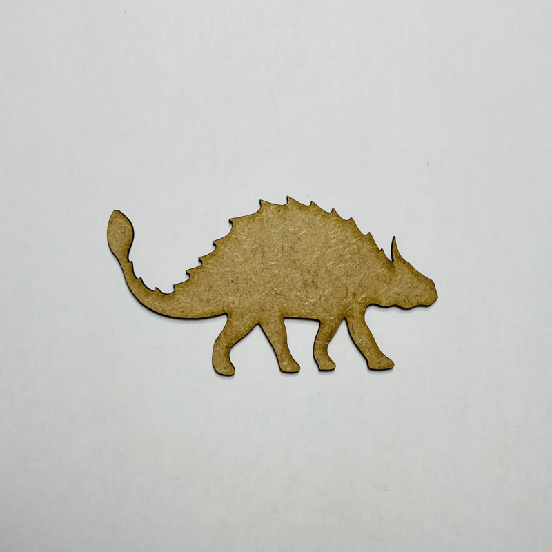 طرح اسکلت چوبی آنکیلوسوروس مناسب برای استفاده در دستگاه های cnc چوب و cnc لیزر - laser cut wooden ankylosaurus cutout wood ankylosaurus shape cdr file