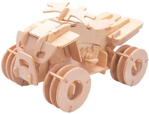طرح تمام وسایل نقلیه زمینی مناسب برای استفاده در دستگاه های cnc چوب و cnc لیزر - all terrain vehicle dxf file