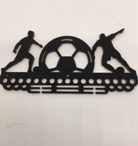 طرح آویز مدال پیروزی فوتبال مناسب برای استفاده در دستگاه های cnc چوب و cnc لیزر - laser cut football victory medal hanger cdr file