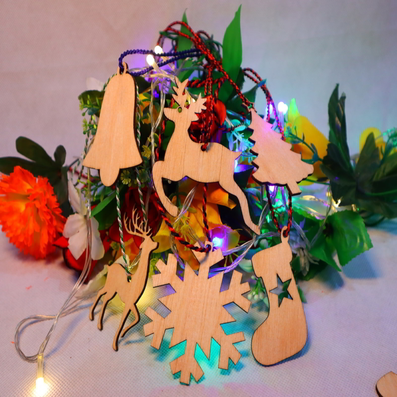 طرح تزیینات درخت کریسمس مناسب برای استفاده در دستگاه های cnc چوب و cnc لیزر - laser cut christmas decorations tree ornaments cdr file