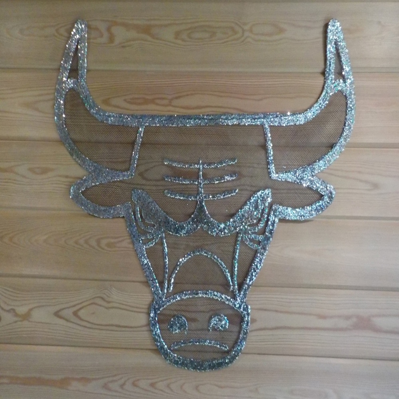 طرح گاو نر روی دیوار مناسب برای استفاده در دستگاه های cnc چوب و cnc لیزر - laser cut bull wall art cdr file