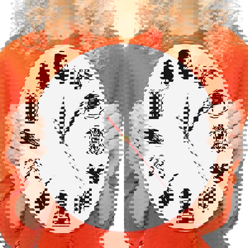 طرح ساعت دیواری جوشکاری طرح ساعت دیواری مدرن مناسب برای استفاده در دستگاه های cnc چوب و cnc لیزر - laser cut welding wall clock welder silhouette modern wall clock cdr file