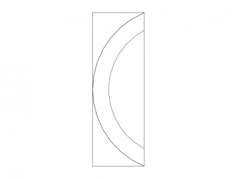 طرح درب ام دی اف شماره 8 مناسب برای استفاده در دستگاه های cnc چوب و cnc لیزر - mdf door design 8 dxf file