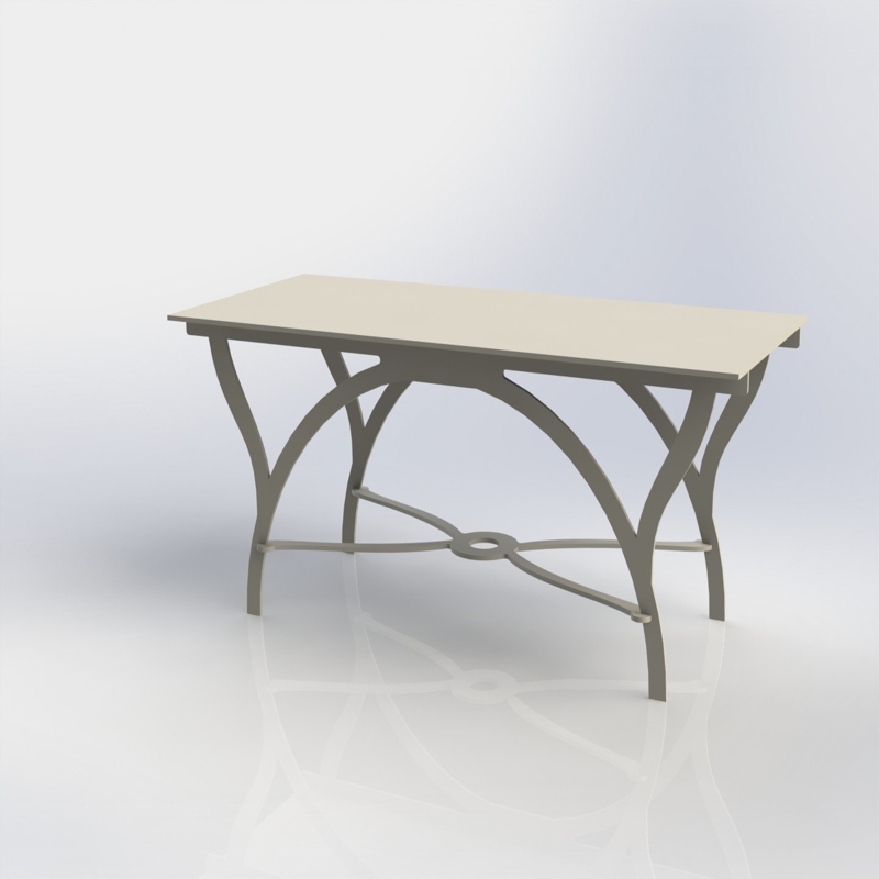 طرح جدول مناسب برای استفاده در دستگاه های cnc چوب و cnc لیزر - table dxf file