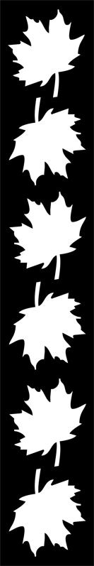 طرح فایل کورل CDR با طرح گل و بوته مناسب برای استفاده در دستگاه های cnc چوب و cnc لیزر - seamless pattern maple leaves silhouettes cdr file