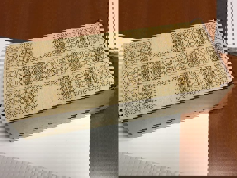 طرح بازی سلطنتی شما مناسب برای استفاده در دستگاه های cnc چوب و cnc لیزر - laser cut royal game of ur svg file