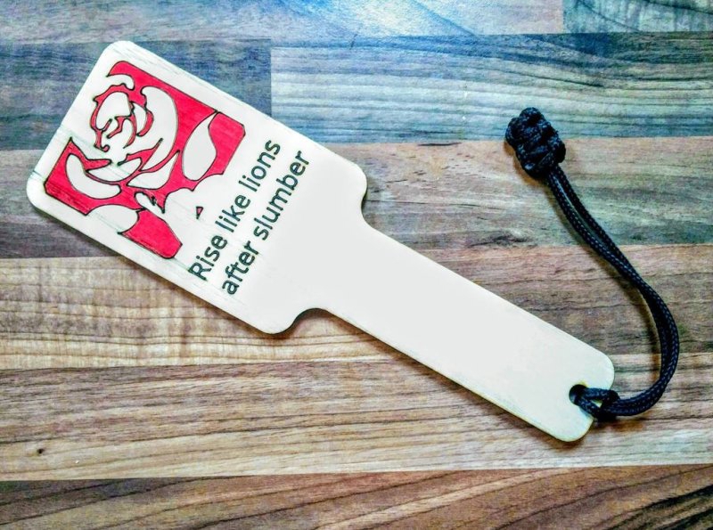 طرح کاردک مناسب برای استفاده در دستگاه های cnc چوب و cnc لیزر - laser cut spatula dxf file