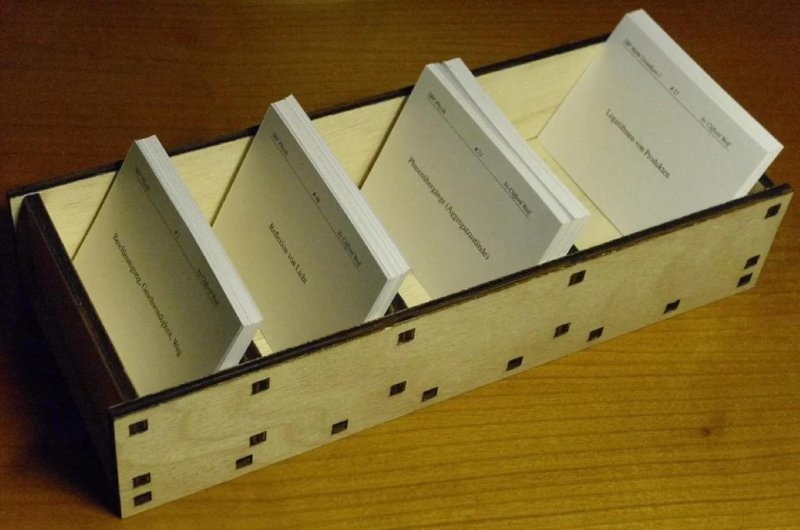 طرح جعبه یادگیری لایتنر مناسب برای استفاده در دستگاه های cnc چوب و cnc لیزر - laser cut leitners learning box