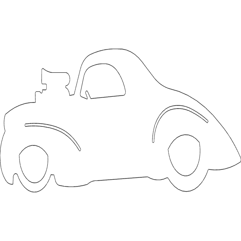 طرح 40 willys 2 مناسب برای استفاده در دستگاه های cnc چوب و cnc لیزر - 40 willys 2 dxf file