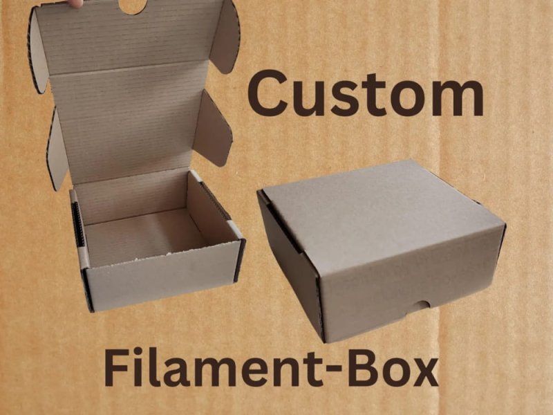 طرح جعبه فیلامنت مناسب برای استفاده در دستگاه های cnc چوب و cnc لیزر - laser cut filament box
