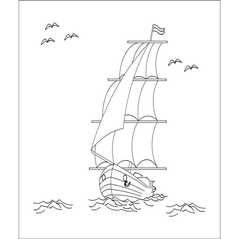 طرح کشتی ملوانان مناسب برای استفاده در دستگاه های cnc چوب و cnc لیزر - sailor ship dxf file