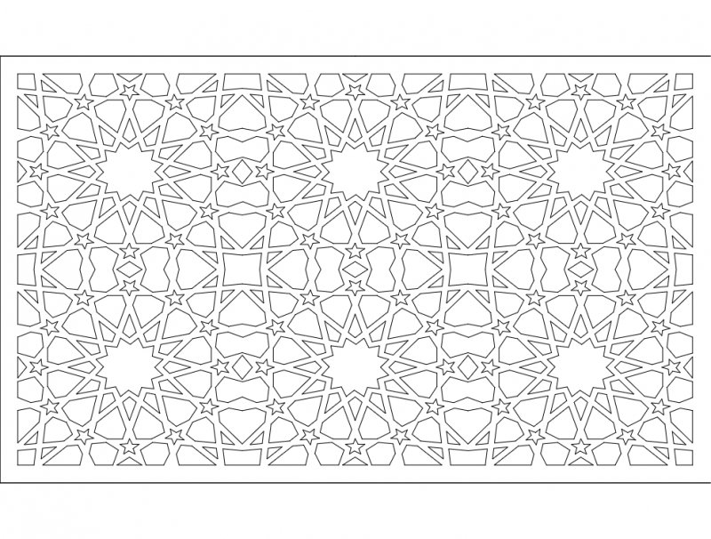 طرح جداکننده کنان زمان مناسب برای استفاده در دستگاه های cnc چوب و cnc لیزر - kenan zaman seperator dxf file