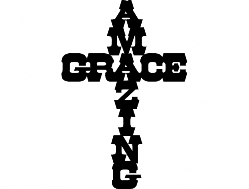 طرح فوق العاده زیبا مناسب برای استفاده در دستگاه های cnc چوب و cnc لیزر - amazing grace dxf file