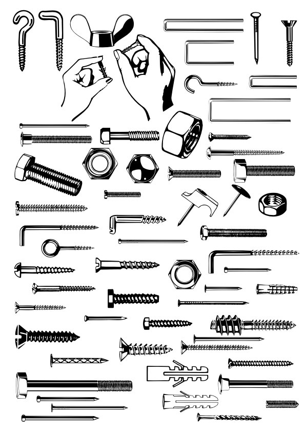 طرح سخت‌افزار مناسب برای استفاده در دستگاه های cnc چوب و cnc لیزر - hardware cdr file