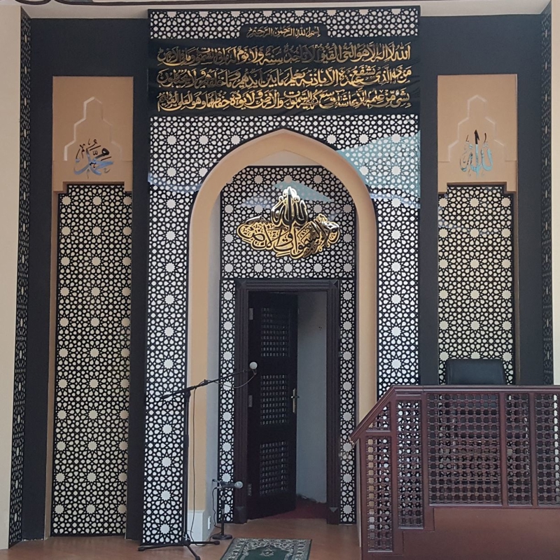 طرح طراحی مسجد مناسب برای استفاده در دستگاه های cnc چوب و cnc لیزر - masjid design cdr file