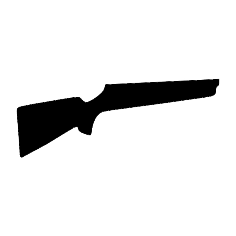 طرح اسلحه مناسب برای استفاده در دستگاه های cnc چوب و cnc لیزر - rifle silhouette dxf file
