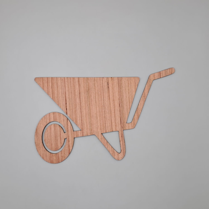 طرح برش چوب با دستگاه لیزر مناسب برای استفاده در دستگاه های cnc چوب و cnc لیزر - laser cut wood wheelbarrow unfinished cutout shape cdr file