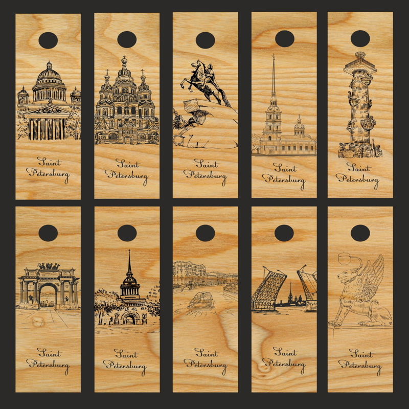 طرح تزئینات سن پترزبورگ مناسب برای استفاده در دستگاه های cnc چوب و cnc لیزر - laser cut saint petersburg decorations cdr file
