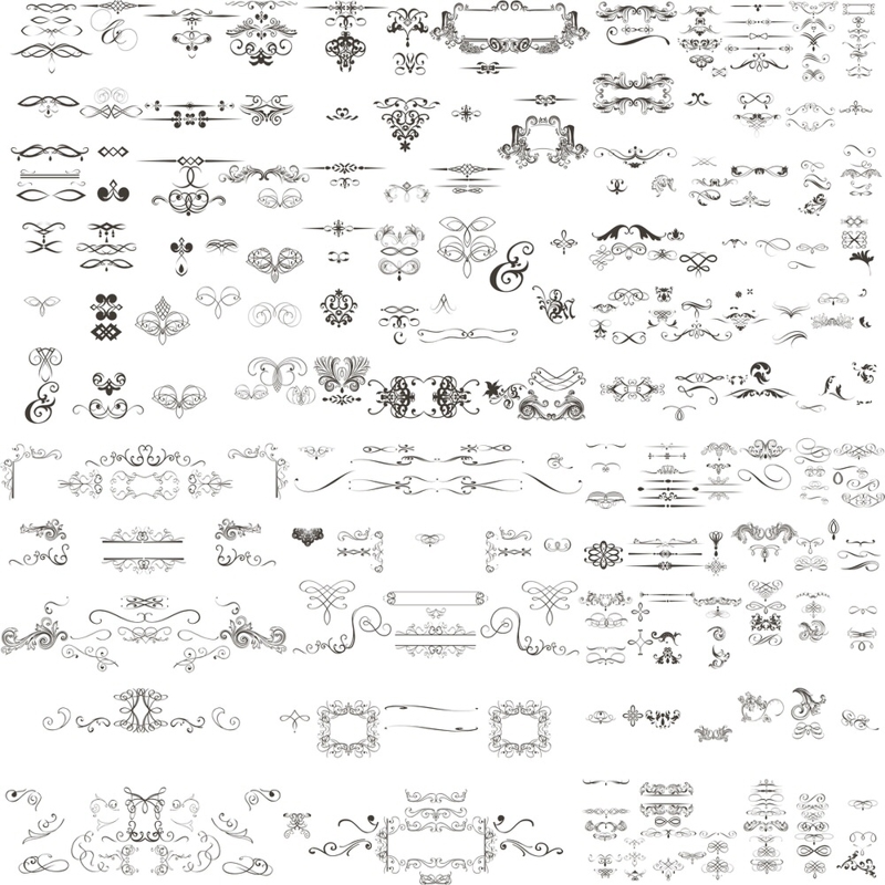 طرح وکتور بسته بندی تزئینات مناسب برای استفاده در دستگاه های cnc چوب و cnc لیزر - decoration pack vector cdr file