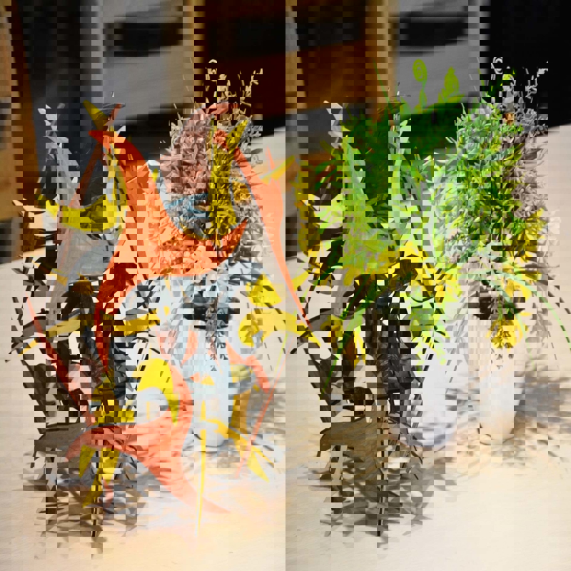 طرح پازل سه بعدی تزیین میز مناسب برای استفاده در دستگاه های cnc چوب و cnc لیزر - laser cut table decoration 3d puzzle dxf file