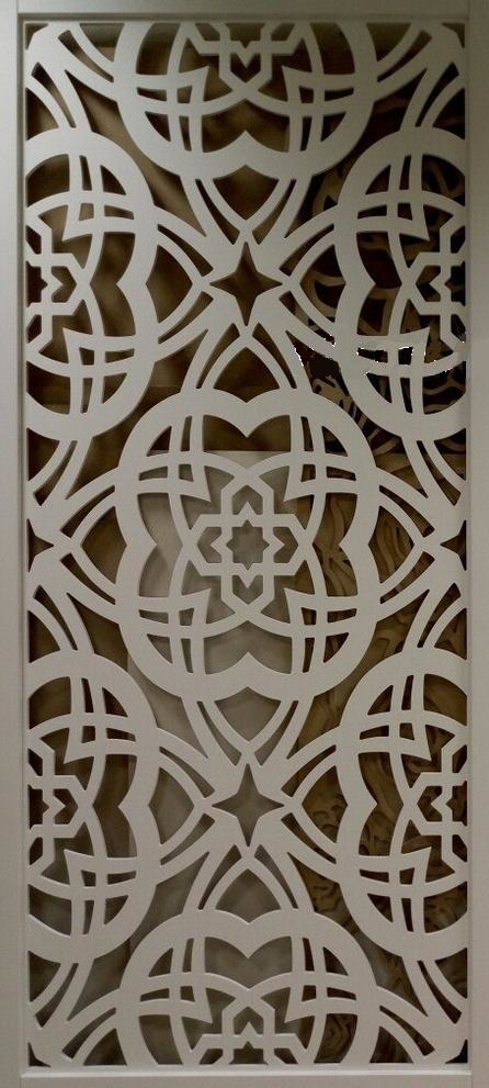 طرح با موضوع طرح گلدار روتر cnc مناسب برای استفاده در دستگاه های cnc چوب و cnc لیزر - floral pattern laser cut cnc router template svg file