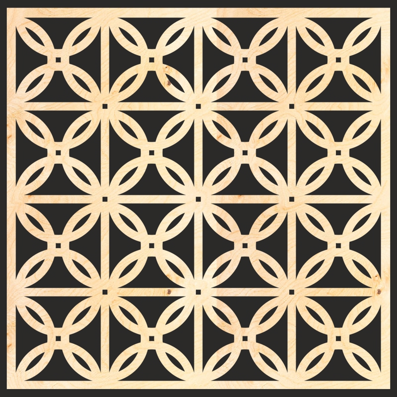 طرح و الگوی پنل های حفاظ چوبی تزئینی مناسب برای استفاده در دستگاه های cnc چوب و cnc لیزر - decorative wood grilles panels pattern cdr file
