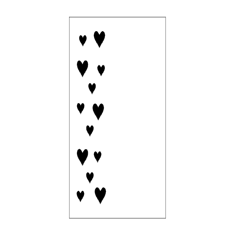 طرح از نمای کارت پستال طرح قلب مناسب برای استفاده در دستگاه های cnc چوب و cnc لیزر - heart card front dxf file