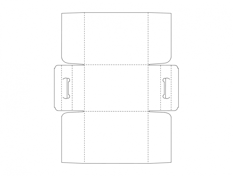 طرح وکتور طرح بسته بندی مناسب برای استفاده در دستگاه های cnc چوب و cnc لیزر - packaging template vector dxf file