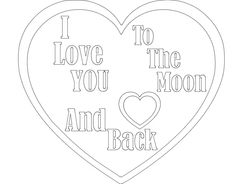 طرح به ماه و پشت مناسب برای استفاده در دستگاه های cnc چوب و cnc لیزر - to moon and back dxf file