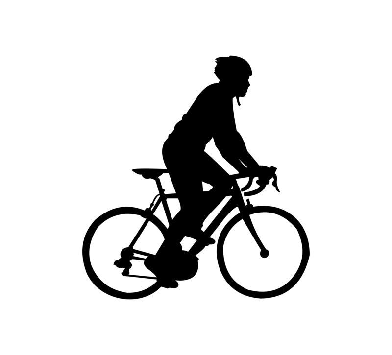 طرح وکتور سیلوئت دوچرخه مناسب برای استفاده در دستگاه های cnc چوب و cnc لیزر - cycle silhouette vector cdr file