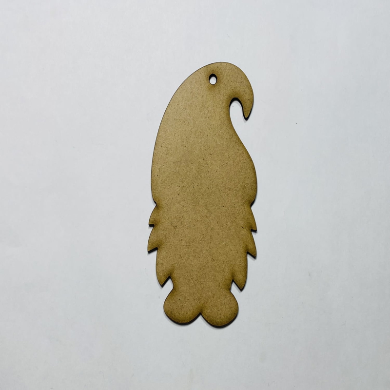 طرح آدمک چوبی مناسب برای استفاده در دستگاه های cnc چوب و cnc لیزر - laser cut wood gnome ornament cdr file
