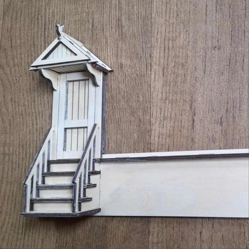طرح آویز کلید چوبی مناسب برای استفاده در دستگاه های cnc چوب و cnc لیزر - laser cut wooden key hanger cdr file