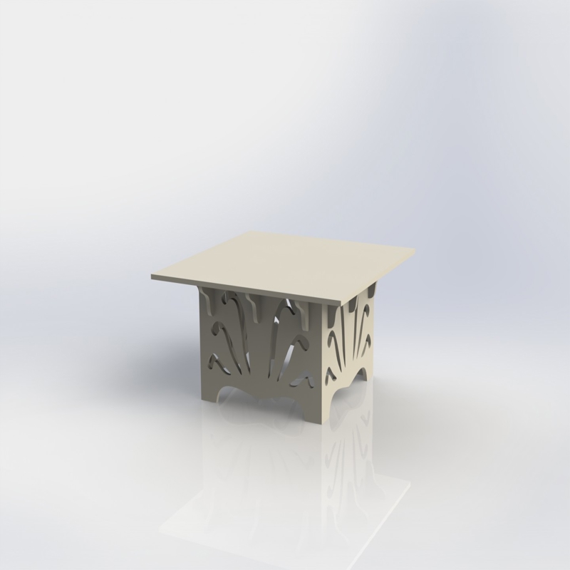 طرح شیک برای میز مناسب برای استفاده در دستگاه های cnc چوب و cnc لیزر - table stylish dxf file