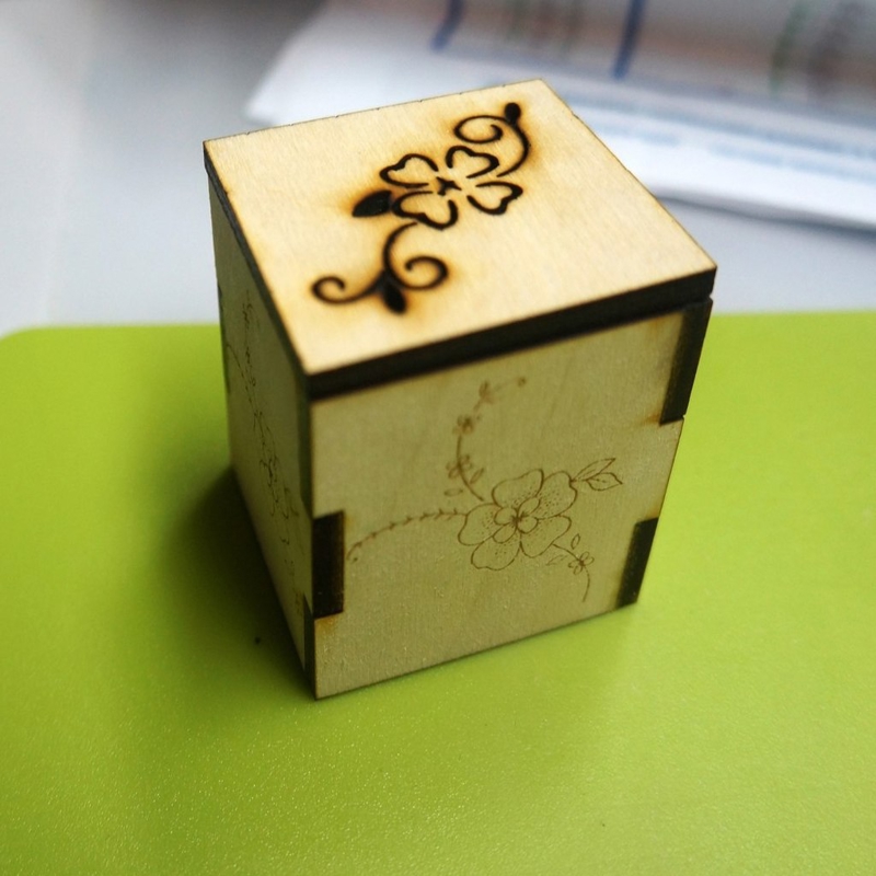 طرح جعبه تابوت با ضخامت ۴ میلی‌متر مناسب برای استفاده در دستگاه های cnc چوب و cnc لیزر - laser cut casket box 4mm cdr file