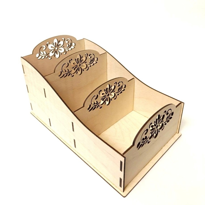 طرح جا ادویه آشپزخانه مناسب برای استفاده در دستگاه های cnc چوب و cnc لیزر - laser cut kitchen spice rack tray cdr file