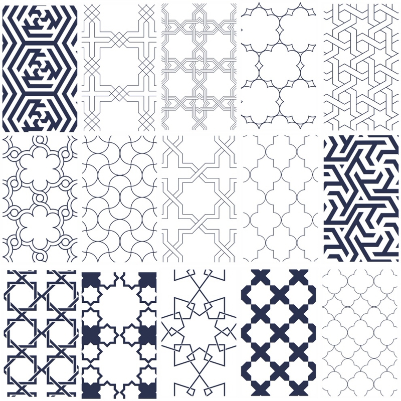 طرح الگوهای isl مناسب برای استفاده در دستگاه های cnc چوب و cnc لیزر - isl patterns cdr file