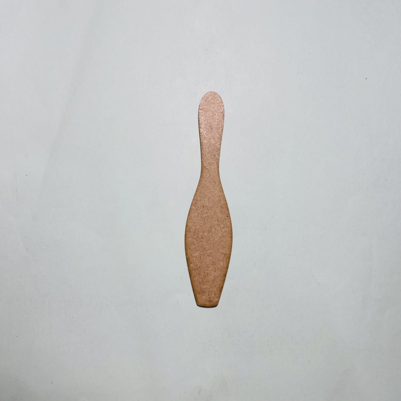 طرح برش پین بولینگ چوبی ناتمام برای لیزر برش مناسب برای استفاده در دستگاه های cnc چوب و cnc لیزر - laser cut unfinished wood bowling pin cutout craft cdr file