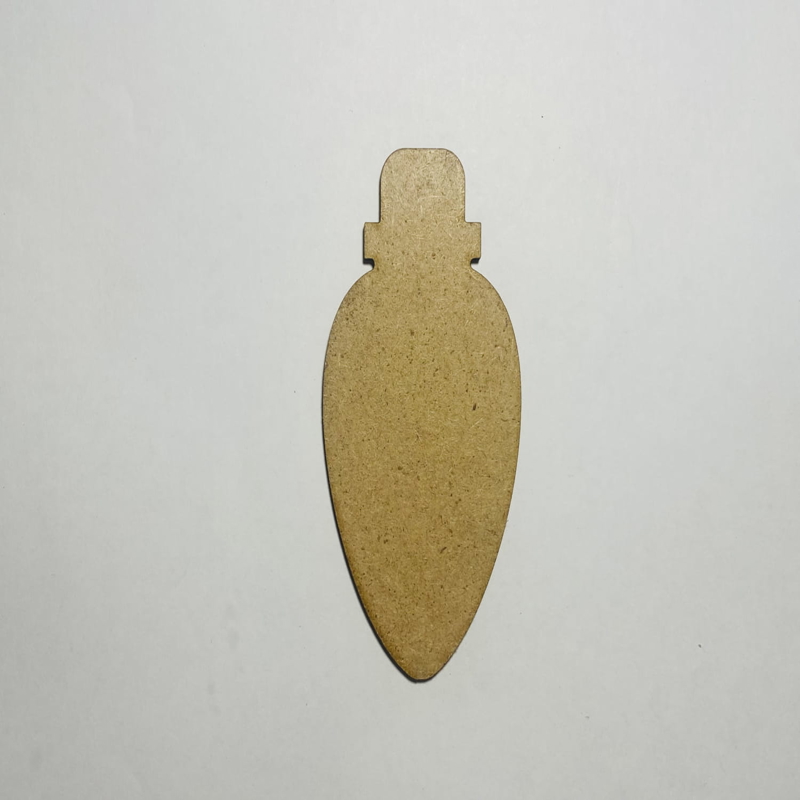 طرح چراغ تزئینی کریسمس طرح ناتمام با مناسب برای استفاده در دستگاه های cnc چوب و cnc لیزر - laser cut ornament bulb christmas unfinished wood craft cdr file