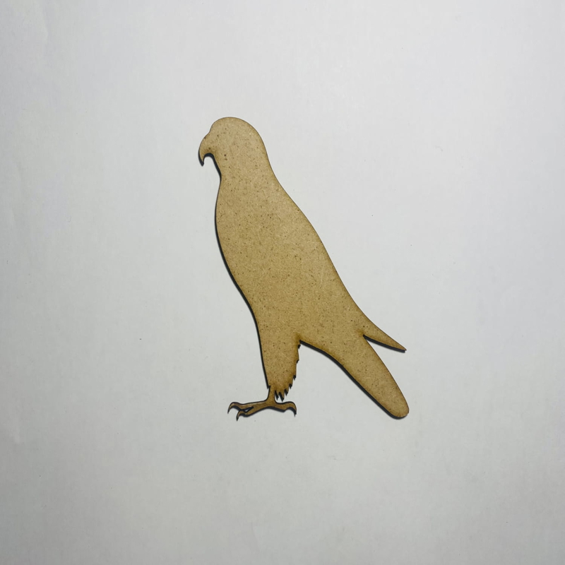 طرح چوب شاهین، ناتمام صنایع دستی مناسب برای استفاده در دستگاه های cnc چوب و cnc لیزر - laser cut falcon wood cutout unfinished craft cdr file