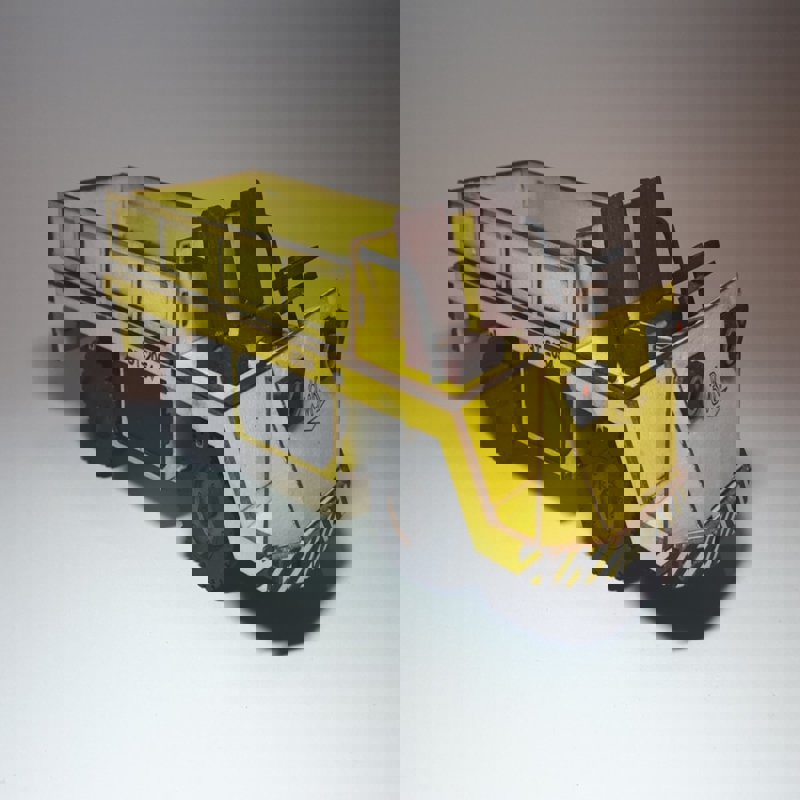 طرح پازل سه بعدی کامیون مقوایی مناسب برای استفاده در دستگاه های cnc چوب و cnc لیزر - laser cut cardboard truck 3d puzzle dxf file