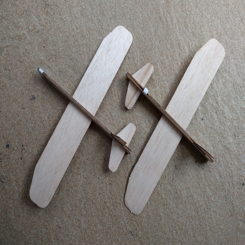 طرح گلایدر بالسا مناسب برای استفاده در دستگاه های cnc چوب و cnc لیزر - laser cut balsa glider dxf file