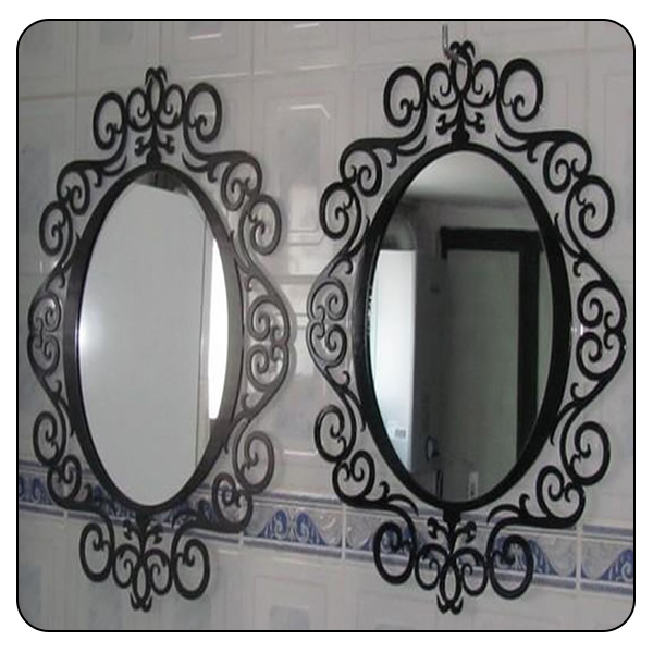 طرح قاب آینه دکوراتیو مناسب برای استفاده در دستگاه های cnc چوب و cnc لیزر - decorative mirror frame design dxf file