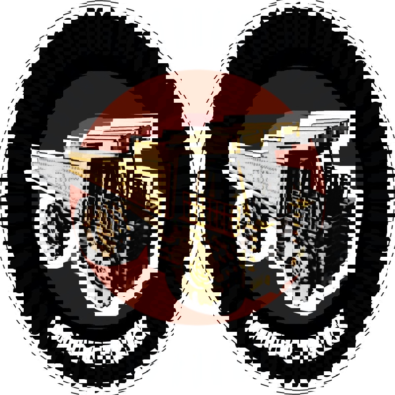 طرح پازل سه بعدی کامیون معدن مناسب برای استفاده در دستگاه های cnc چوب و cnc لیزر - laser cut mining truck 3d puzzle dxf file