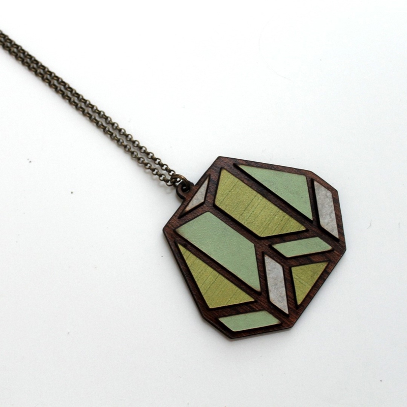 طرح گردنبند آویز زنانه مناسب برای استفاده در دستگاه های cnc چوب و cnc لیزر - laser cut pendant necklaces for women cdr file